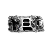 Edelbrock RPM Air-Gap Intake Manifold for Big-Block Chevy Oval Port - Chrome Plasma Finish - 7561-CP
