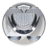 JE Pistons Nissan VR30DDTT 86mm Bore 10.2:1 CR -3cc Dish - Set of 6 - 346348