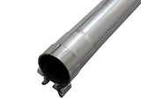 aFe Scorpion 2-1/2in Alum Steel Cat-Back Exhaust w/Pol Tip 07-18 Jeep Wrangler (JK) V6-3.6L/3.8L - 49-08045-P