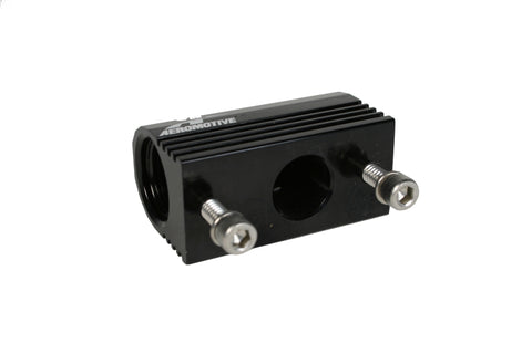 Aeromotive 05-06 Ford 4.6L Fuel Rail Pressure Sensor Adapter Log (-08 AN inlet / outlet) - 15115