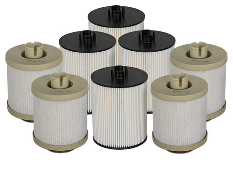 aFe Pro GUARD D2 Fuel Filter 08-10 Ford Diesel Trucks V8 6.4L (td) (4 Pack) - 44-FF013-MB