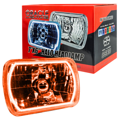 Oracle Pre-Installed Lights 7x6 IN. Sealed Beam - Amber Halo - 6908-005