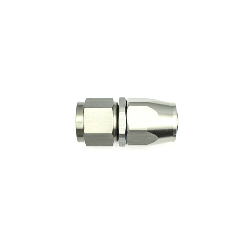 DeatschWerks 10AN Female Swivel Straight Hose End CPE - Anodized Matte Black - 6-02-0809-B