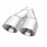 MagnaFlow Double Wall 3in Dual Round Polished Tip 2.25in Inlet - 35226