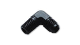Vibrant -8AN to 3/8in NPT 90 Degree Elbow Adapter Fitting - 10253