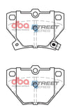 DBA 03-08 Pontiac Vibe (FWD) Rear Street Series Brake Pads - DB1429SS
