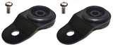 Torque Solution Radiator Mount Combo with Inserts (Black) : Mitsubishi Evolution 7/8/9 - TS-EV-009ic