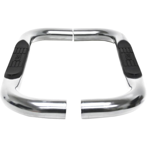 Westin 19-20 Chevy/GMC Silverado/Sierra 1500 Regular Cab E-Series 3 Nerf Step Bars - Stainless Steel - 23-4110