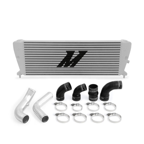 Mishimoto Ford Ranger 3.2L Diesel Intercooler Kit 2011+ Silver w/ Polished Pipes - MMINT-RGR-11KSLP