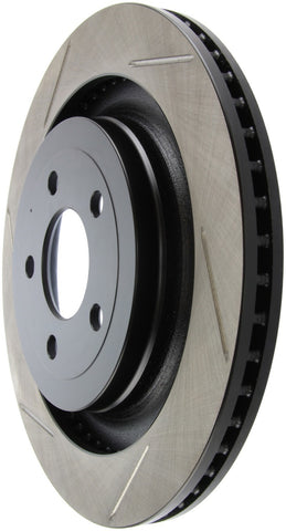 StopTech 2015 Ford Mustang GT w/ Brembo Brakes Right Rear Slotted Brake Rotor - 126.61109SR