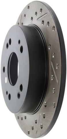 StopTech 06-09 Honda Civic Ex/Si Slotted & Drilled Right Rear Rotor - 127.40040R