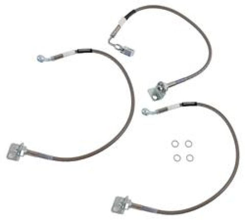 Russell Performance 97-06 Jeep Wrangler (TJ) with 4-6in lift Brake Line Kit - 695950