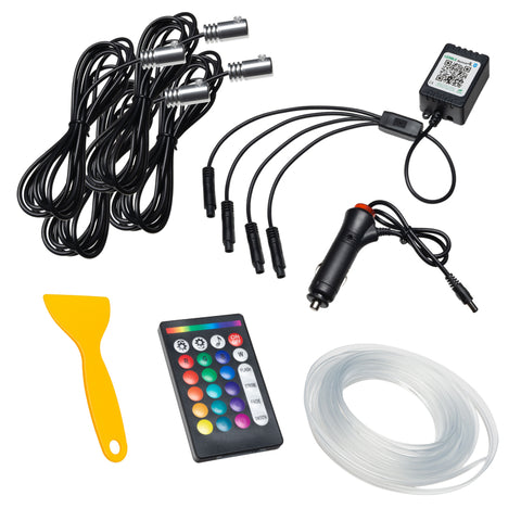 Oracle Fiber Optic LED Interior Kit - ColorSHIFT (4PCS) - ColorSHIFT - 4233-333-4