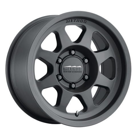 Method MR701 17x7.5 +50mm Offset 6x130 84.1mm CB Matte Black Wheel - MR70177563550