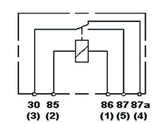 Hella Relay Mini Iso 5 Pole 12V Spdt Bkt - 933332011