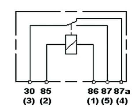 Hella Relay Mini Iso 5 Pole 12V Spdt Bkt - 933332011
