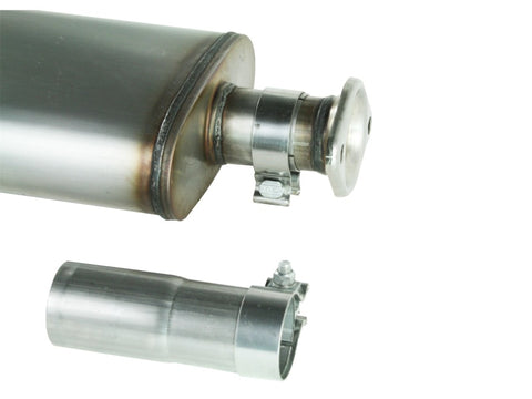 aFe MACHForce XP Exhausts Cat-Back SS-409 EXH Jeep Wrangler TJ 97-06 I6-4.0L HT - 2.5 In. - 49-46223