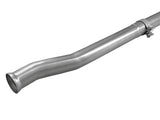 aFe MACH Force-Xp 2-1/2in 409 Stainless Steel Mid-Pipe w/Resonator Delete 18+ Jeep Wrangler JL 3.6L - 49-48077
