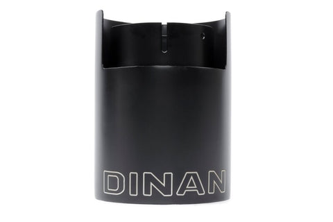Dinan Double-Walled 4.5in Clamp-On Exhaust Tip - Black - 4.5in Outlet / 3.25in Inlet - D663-0646-BOX
