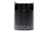 Dinan Double-Walled 4.5in Clamp-On Exhaust Tip - Black - 4.5in Outlet / 3.25in Inlet - D663-0644-BOX