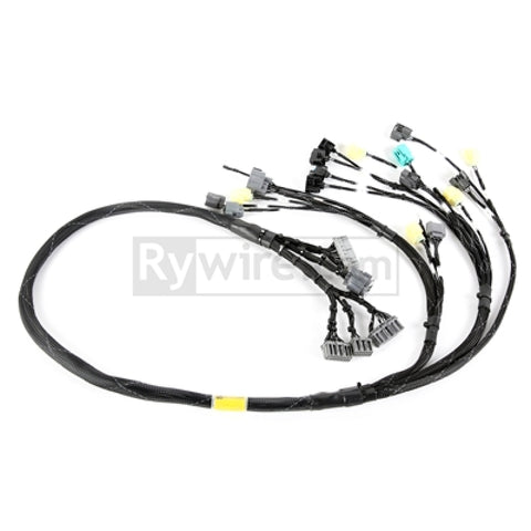 Rywire Honda B-Series OBD2 Tuck Budget Eng Harness w/OBD2 Dist/Inj/Alt/92-95 OBD1 Plug (Adapter Req) - RY-B2-BASE