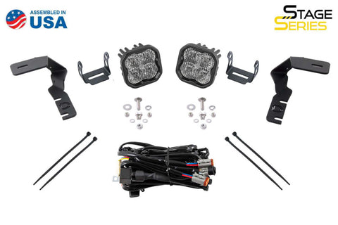 Diode Dynamics 19-21 Ford Ranger Pro SS3 LED Ditch Light Kit - Yellow Combo - DD6586