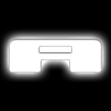 ORACLE Lighting Universal Illuminated LED Letter Badges - Matte Wht Surface Finish - A - 3140-A-001