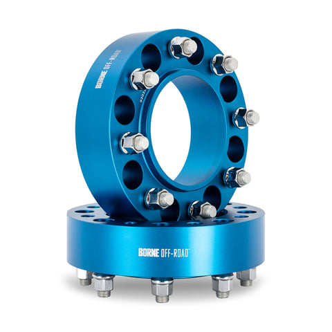 Borne Off-Road Wheel Spacers 8x165.1 116.7 50 M14 Blue - BNWS-008-500BL