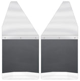 Husky Liners GM 88-00 K1500/K2500 / 99-16 Silverado/Sierra 12in W SS Top Kick Back Front Mud Flaps - 17097