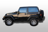 DV8 Offroad 07-18 Jeep Wrangler JK 2 Piece Fast Back Hard Top 2 Door (Dropship Only) - HT07FB22