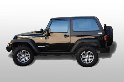 DV8 Offroad 07-18 Jeep Wrangler JK 2 Piece Fast Back Hard Top 2 Door (Dropship Only) - HT07FB22