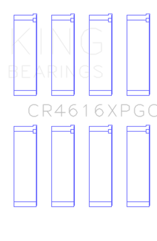 King Subaru FA20 (Size STD) pMaxKote Performance Rod Bearing Set - CR4616XPGC