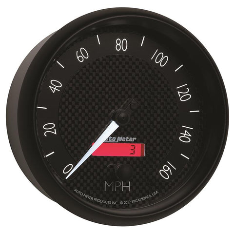 Autometer GT Series 5in In Dash 0-160 MPH Electronic Programmable Speedometer - 8089
