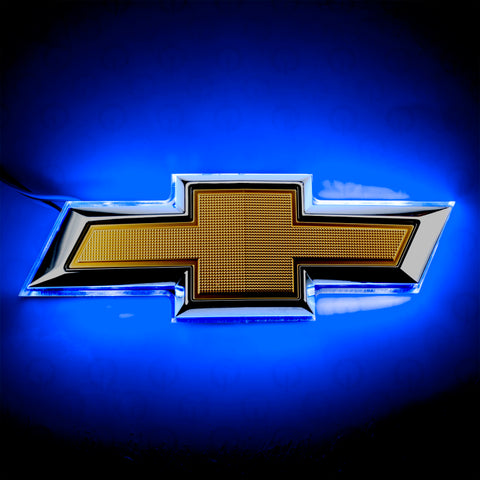 Oracle 14-15 Chevrolet Camaro Illuminated Bowtie - Dual Intensity - Blue - 3157-002