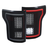 ANZO 2015-2017 Ford F-150 LED Taillights Smoke - 311286