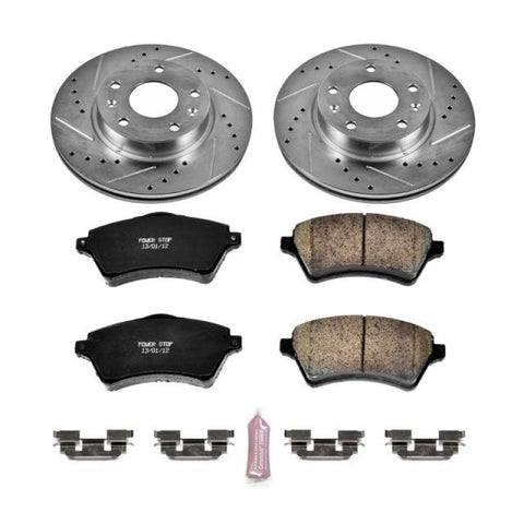 Power Stop 02-05 Land Rover Freelander Front Z23 Evolution Sport Brake Kit - K5352
