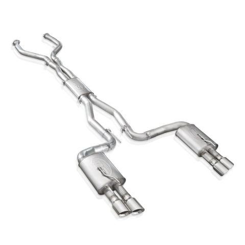 Stainless Works 2008-09 Pontiac G8 GT 3in Catback Systemt X-Pipe Turbo Chambered Muffler 3.5in Tips - PG8CBFC