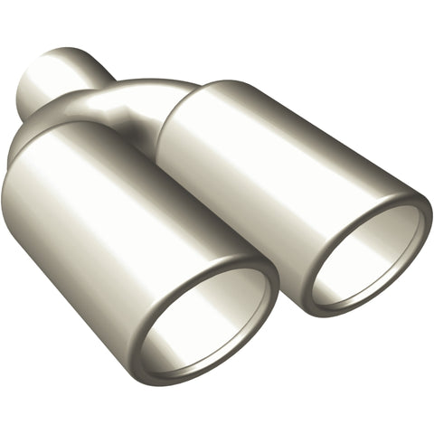 MagnaFlow Tip 1-Pk Dual Rnd DW 3x10 2.25ID - 35168