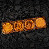 KC HiLiTES FLEX ERA LED Light Bar 10in. Light Shield - Amber (SHIELD ONLY) - 5333
