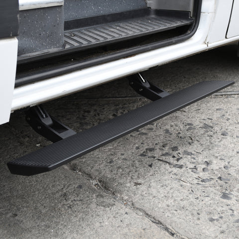 RealTruck 13-18 MB Sprinter 2500/3500 Van 3dr VoltStep Electric Running Board Kit - Bedliner Coat - 20410125T