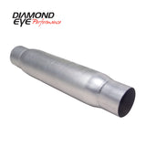 Diamond Eye RESONATOR 4in W/ ENDS (CLAMPED) AL - 400405