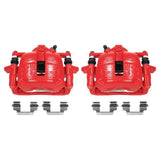 Power Stop 07-16 Mini Cooper Front Red Calipers w/Brackets - Pair - S3320