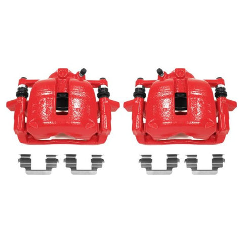 Power Stop 07-16 Mini Cooper Front Red Calipers w/Brackets - Pair - S3320