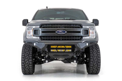 Addictive Desert Designs 18-20 Ford F-150 Bomber Front Bumper w/ Dual 20IN LED Mounts - F180012140103