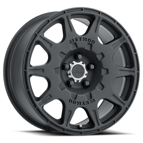 Method MR502 RALLY 17x8 +38mm Offset 5x4.5 67.1mm CB Matte Black Wheel - MR50278012538-2