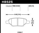 Hawk HP+ Street Brake Pads - HB525N.540