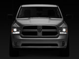 Raxiom 09-18 Dodge RAM 1500 LED Halo Headlights w/ Swtchbck Turn Signals- Chrome Hsng (Clear Lens) - R111519