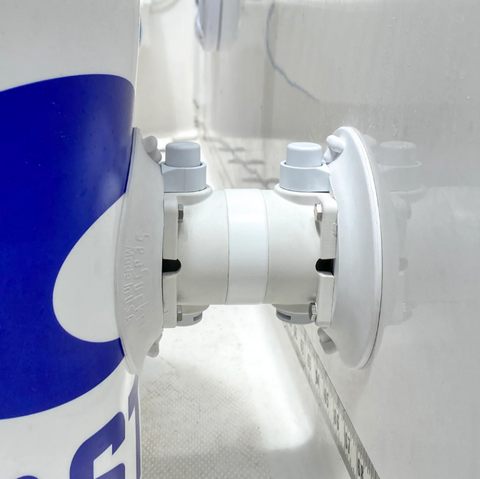 SeaSucker 4.5in. Double Tap - White (SeaSuckers are Back to Back) - VM1201W