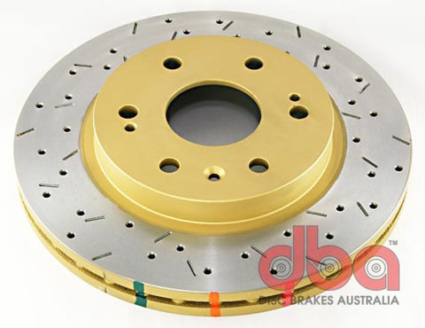 DBA 06-08 Chevrolet Silverado/GMC Sierra 4000 Series Drilled and Slotted Front Rotor - 42010XS
