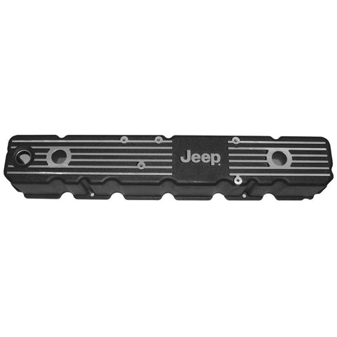 Omix 4.2L Aluminum Valve Cover with Jeep Logo - DMC-6914
